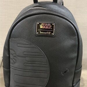 Loungefly Star Wars Death Star Mini Backpack Black